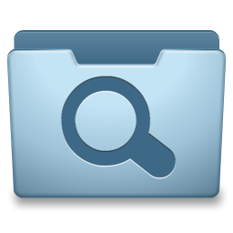 Ocean Blue Searches Icon 256x256 png
